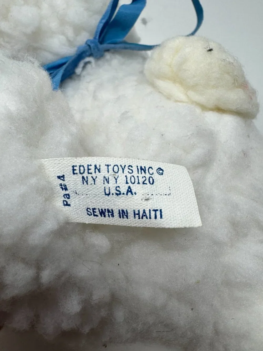 Vintage Eden Musical Lamb Plush Wind Up 8